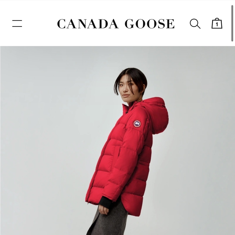 Red Canada Goose Jacket